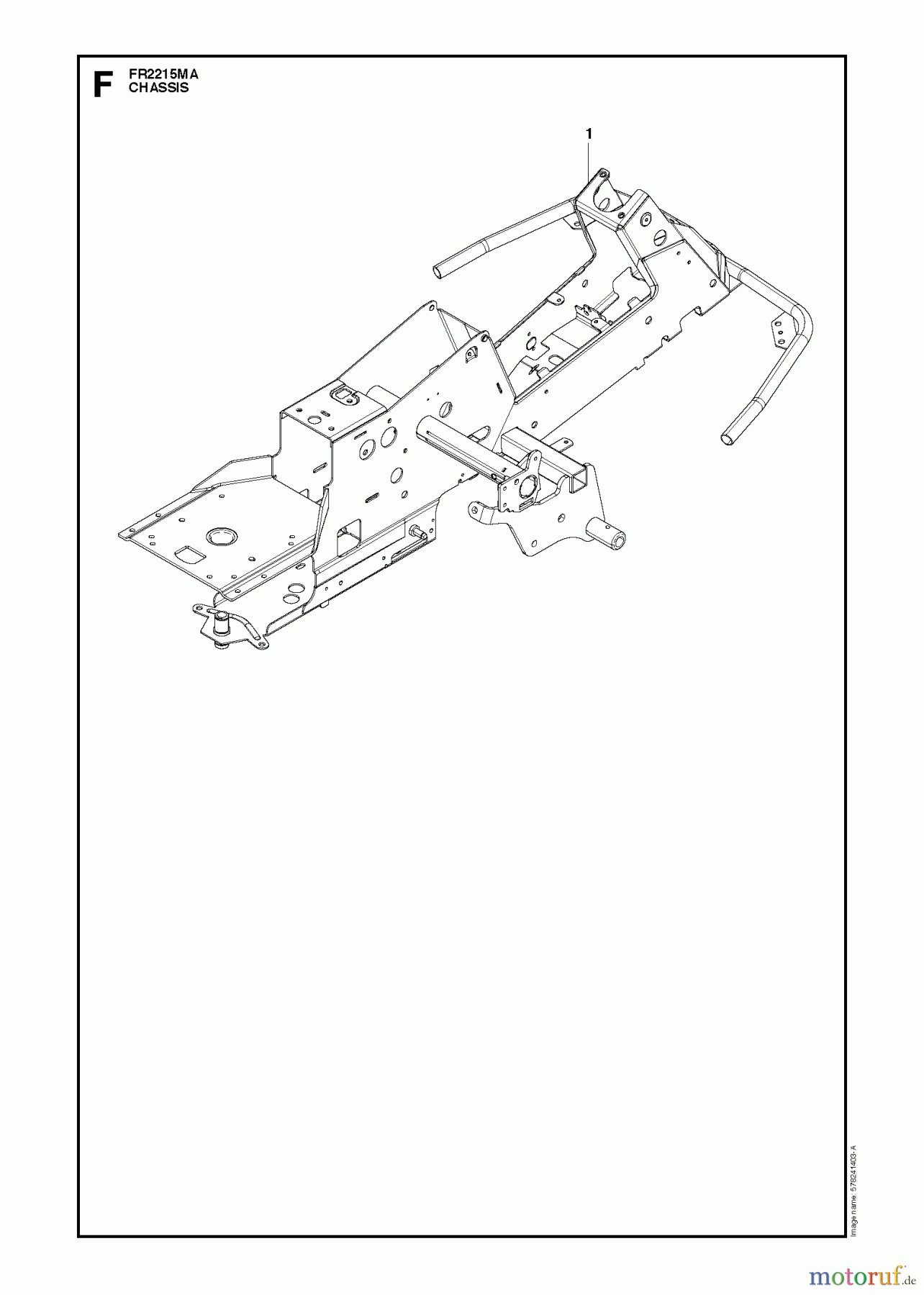  Jonsered Reitermäher FR2213 MA (966802101) - Jonsered Rear-Engine Riding Mower (2012) CHASSIS ENCLOSURES