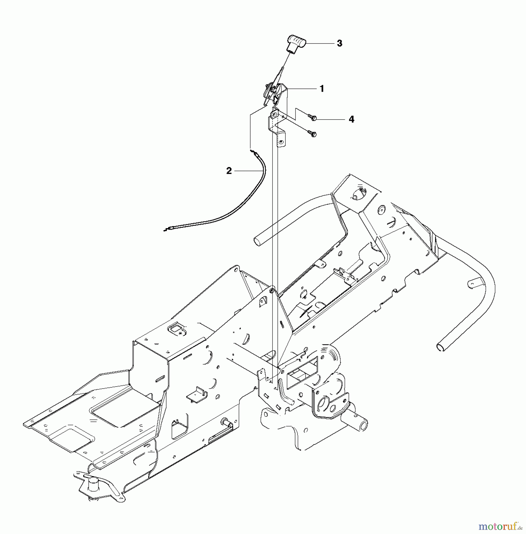 Jonsered Reitermäher FR2213 MA (966802101) - Jonsered Rear-Engine Riding Mower (2012) CONTROLS