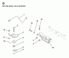 Jonsered LR11 (TEC36) - Lawn & Garden Tractor (1998-04) Ersatzteile SECTOR GEAR / AXLE SUPPORT