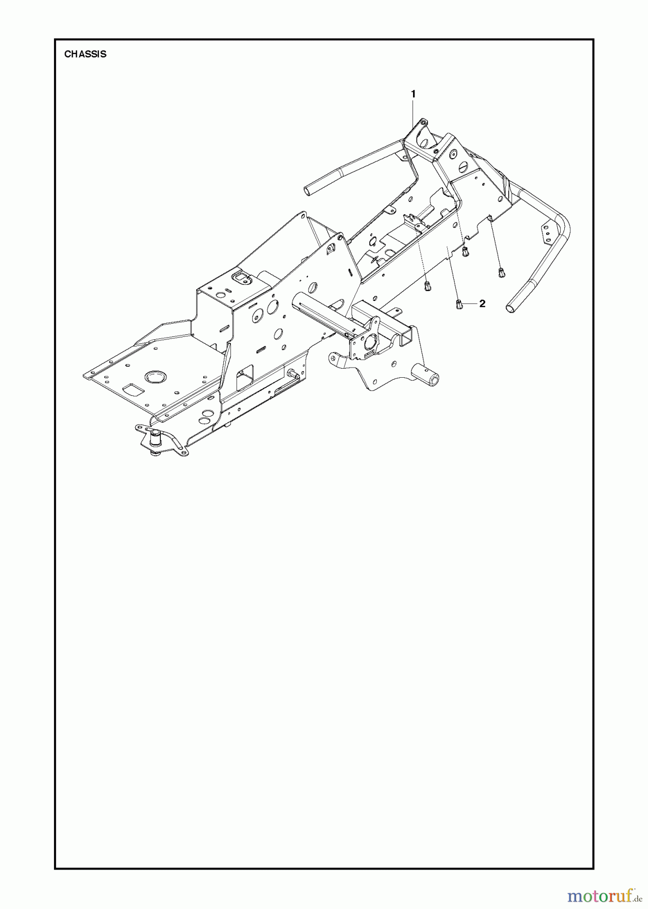 Jonsered Reitermäher FR2213 MA (967178901) - Jonsered Rear-Engine Riding Mower (2013) CHASSIS ENCLOSURES
