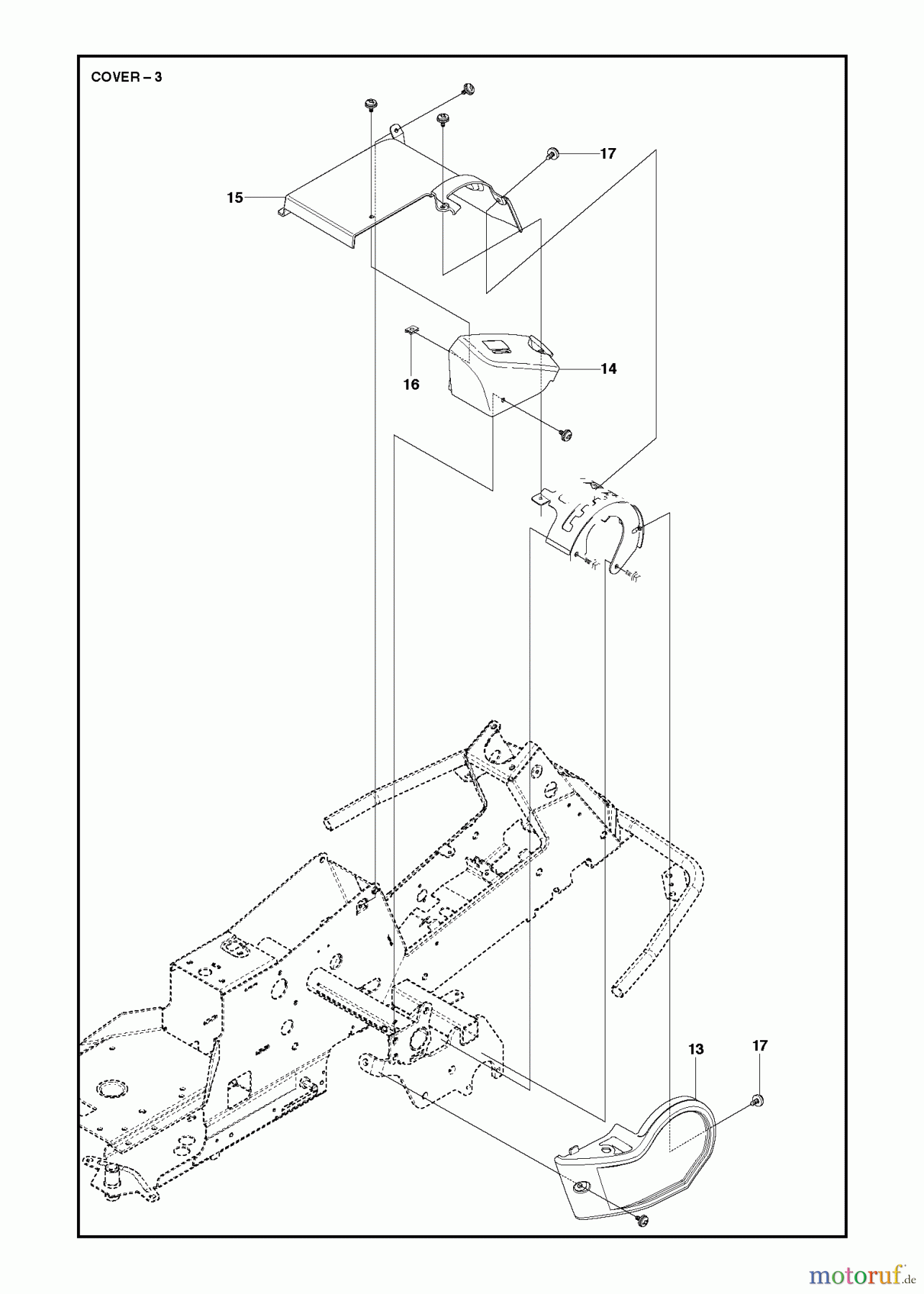 Jonsered Reitermäher FR2216 MA 4x4 (967179101) - Jonsered Rear-Engine Riding Mower (2013) COVER #2
