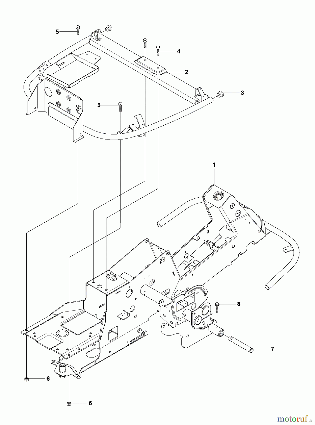 Jonsered Reitermäher FR2213 RA (966632001) - Jonsered Rear-Engine Riding Mower (2012) CHASSIS ENCLOSURES