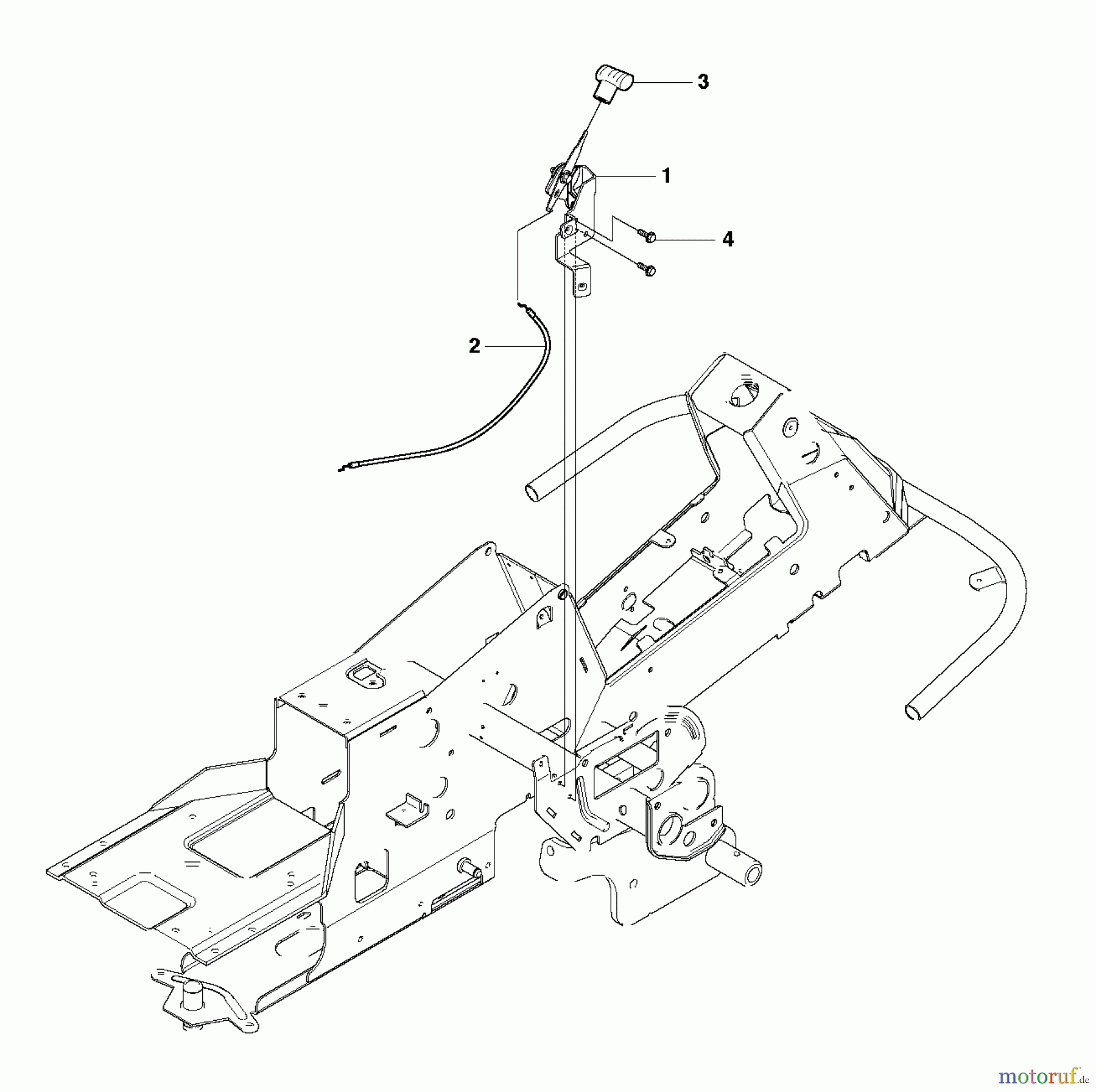 Jonsered Reitermäher FR2213 RA (966632001) - Jonsered Rear-Engine Riding Mower (2011) CONTROLS