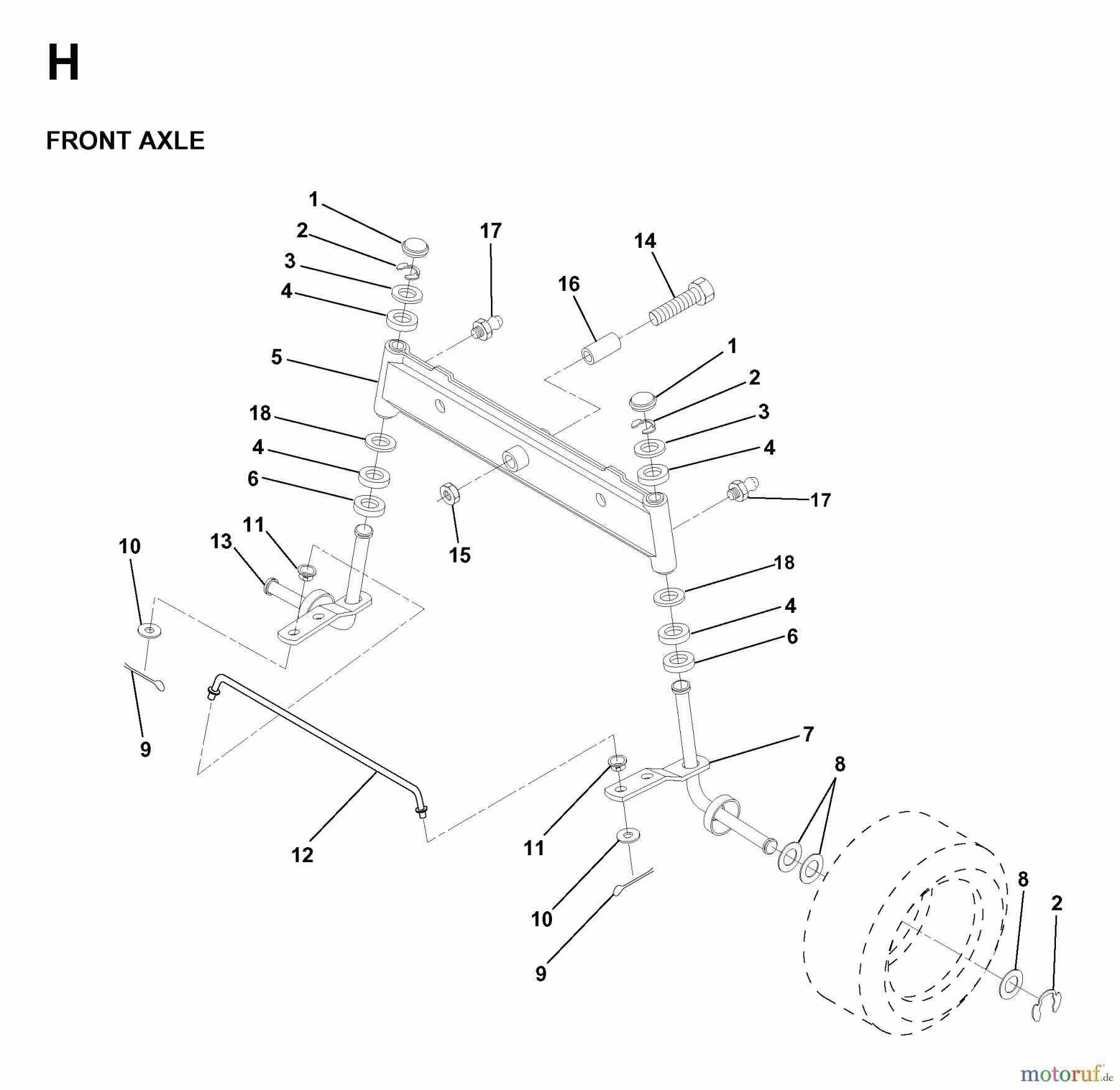  Jonsered Rasen  und Garten Traktoren LR11 - Jonsered 36