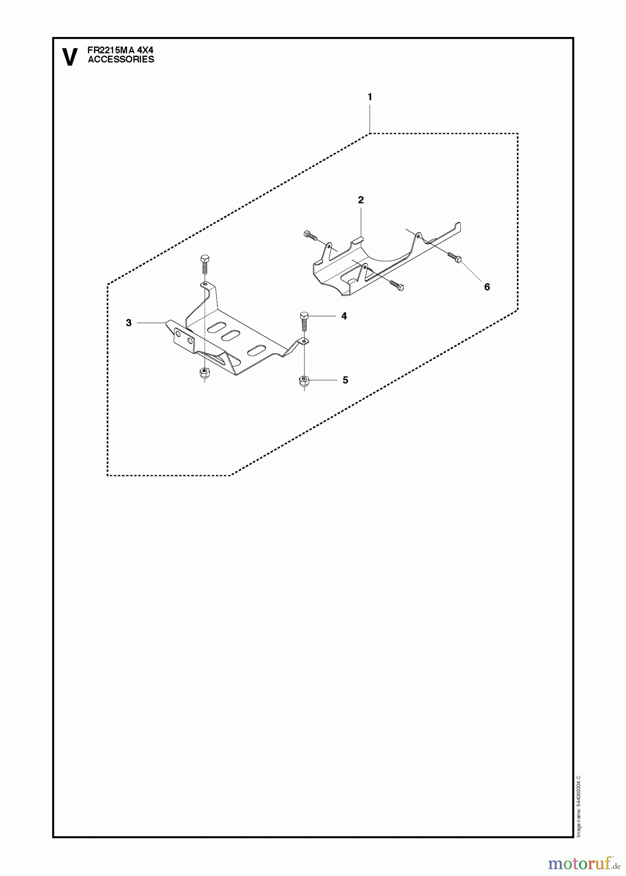 Jonsered Reitermäher FR2215 MA 4x4 (966632201) - Jonsered Rear-Engine Riding Mower (2011) ACCESSORIES