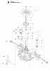 Jonsered FR2216 A (965190501) - Rear-Engine Riding Mower (2009-02) Ersatzteile HYDRAULIC PUMP- MOTOR