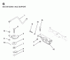 Jonsered LR12 (1998-04) - Lawn & Garden Tractor (Canada) Ersatzteile SECTOR GEAR / AXLE SUPPORT