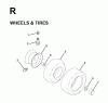 Jonsered LR12 (1998-04) - Lawn & Garden Tractor (Canada) Ersatzteile WHEELS TIRES