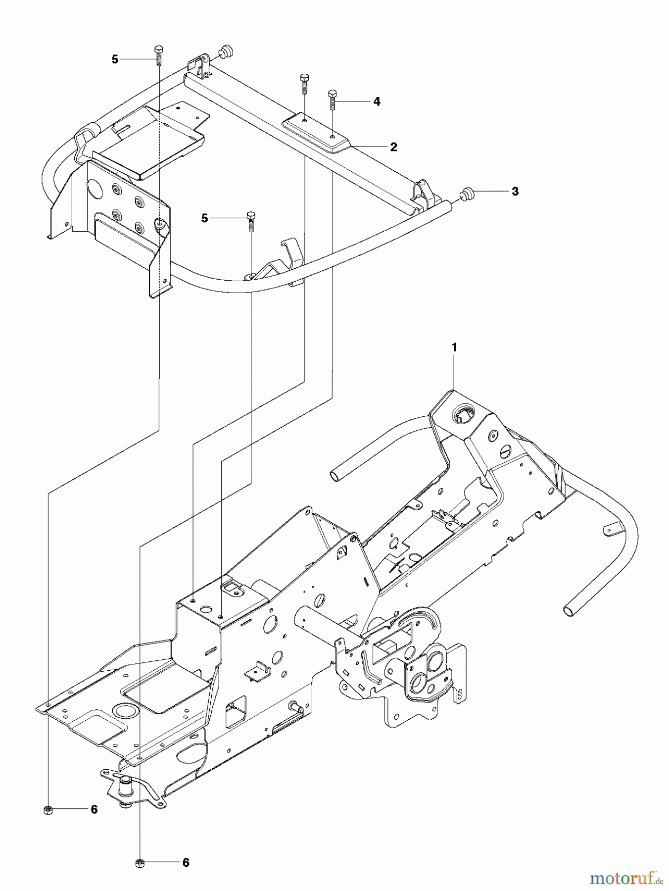 Jonsered Reitermäher FR2216 MA 4x4 (965190401) - Jonsered Rear-Engine Riding Mower (2010-07) CHASSIS ENCLOSURES