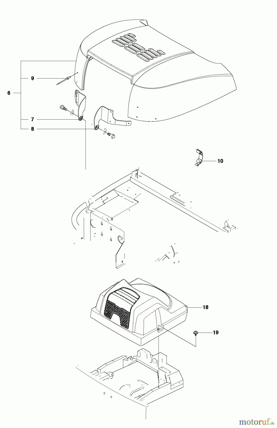Jonsered Reitermäher FR2216 MA 4x4 (965190401) - Jonsered Rear-Engine Riding Mower (2010-07) COVER #2