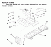 Jonsered LR12 (J1236L, 954130034) - Lawn & Garden Tractor (2000-03) Ersatzteile CHASSIS ENCLOSURES