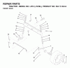 Jonsered LR12 (J1236L, 954130034) - Lawn & Garden Tractor (2000-03) Ersatzteile FRONT AXEL