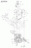 Jonsered FR2218 FA 4x4 (966415001) - Rear-Engine Riding Mower (2010-07) Ersatzteile CHASSIS ENGINE PULLEYS #1