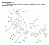 Jonsered LR12 (J1236L, 954130034) - Lawn & Garden Tractor (2000-03) Ersatzteile MOWER LIFT LEVER
