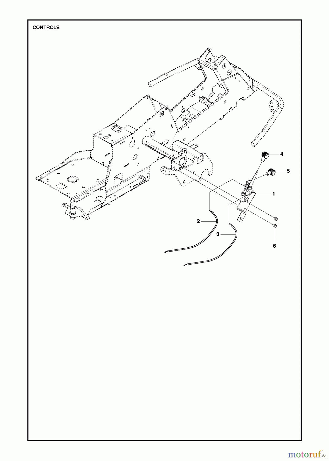 Jonsered Reitermäher FR2218 FA2 (967179301) - Jonsered Rear-Engine Riding Mower (2013) CONTROLS
