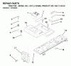 Jonsered LR12 (J1236M, 954130034) - Lawn & Garden Tractor (2000-04) Ersatzteile CHASSIS ENCLOSURES