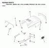 Jonsered LR12 (J1236M, 954130034) - Lawn & Garden Tractor (2000-04) Ersatzteile HOOD
