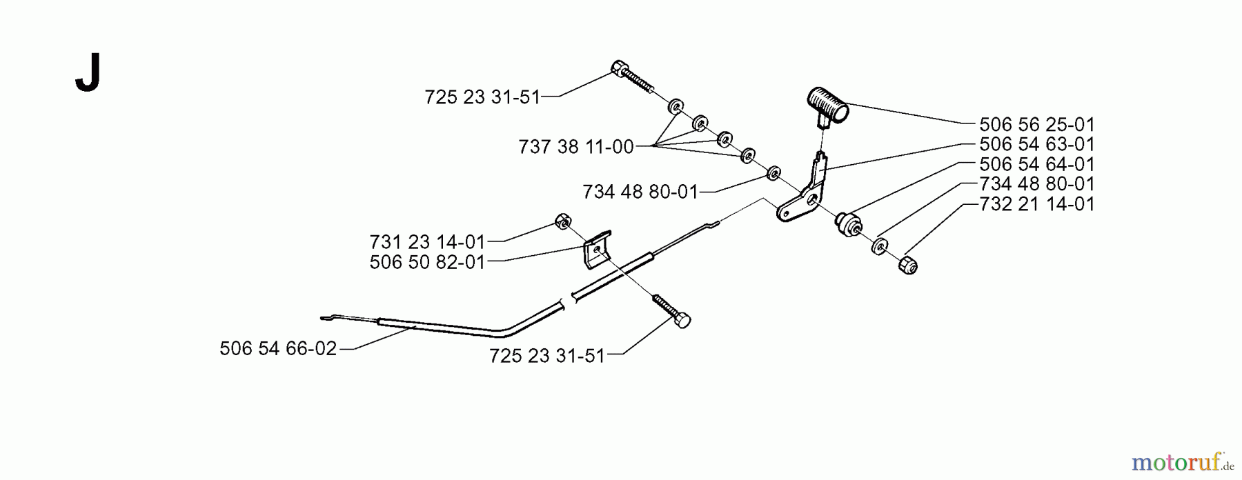  Jonsered Reitermäher FRH13 M - Jonsered Rear-Engine Riding Mower (1999-04) CONTROLS #2