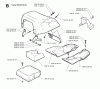 Jonsered FRH13 M - Rear-Engine Riding Mower (1999-04) Ersatzteile HOOD