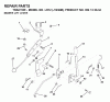 Jonsered LR12 (J1236M, 954130034) - Lawn & Garden Tractor (2000-04) Ersatzteile MOWER LIFT LEVER