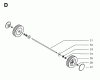 Jonsered 400 S - Walk-Behind Mower (1996-01) Ersatzteile WHEELS TIRES