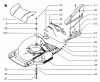 Jonsered 446 R - Walk-Behind Mower (1995-01) Ersatzteile FRAME #3