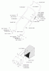 Jonsered 500 BAT - Walk-Behind Mower (2002-04) Ersatzteile HANDLE CONTROLS