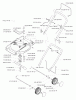 Jonsered 500 M (994720420) - Walk-Behind Mower (1998-05) Ersatzteile PRODUCT COMPLETE #2