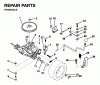 Jonsered LR12 - 36" Lawn & Garden Tractor (1995-01) Ersatzteile TRANSMISSION