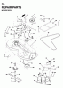 Jonsered LR12C (954820181) - 36" Lawn & Garden Tractor (1996-01) Ersatzteile MOWER DECK / CUTTING DECK