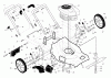 Jonsered LM2153CMDA (96141022104) - Walk-Behind Mower (2011-10) Ersatzteile FRAME ENGINE