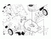 Jonsered LM2153CMDAE (96141022202) - Walk-Behind Mower (2010-02) Ersatzteile FRAME ENGINE