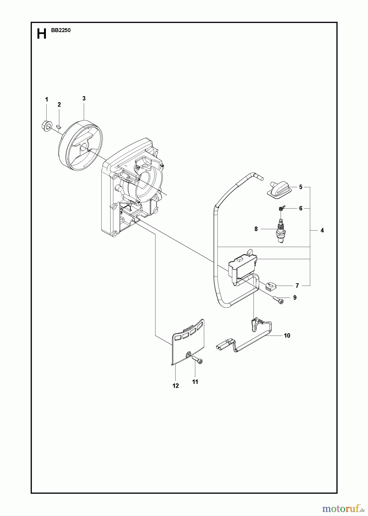 Jonsered Sonstiges BB2250 - Jonsered Blower/Vacuum (2009-09) IGNITION SYSTEM