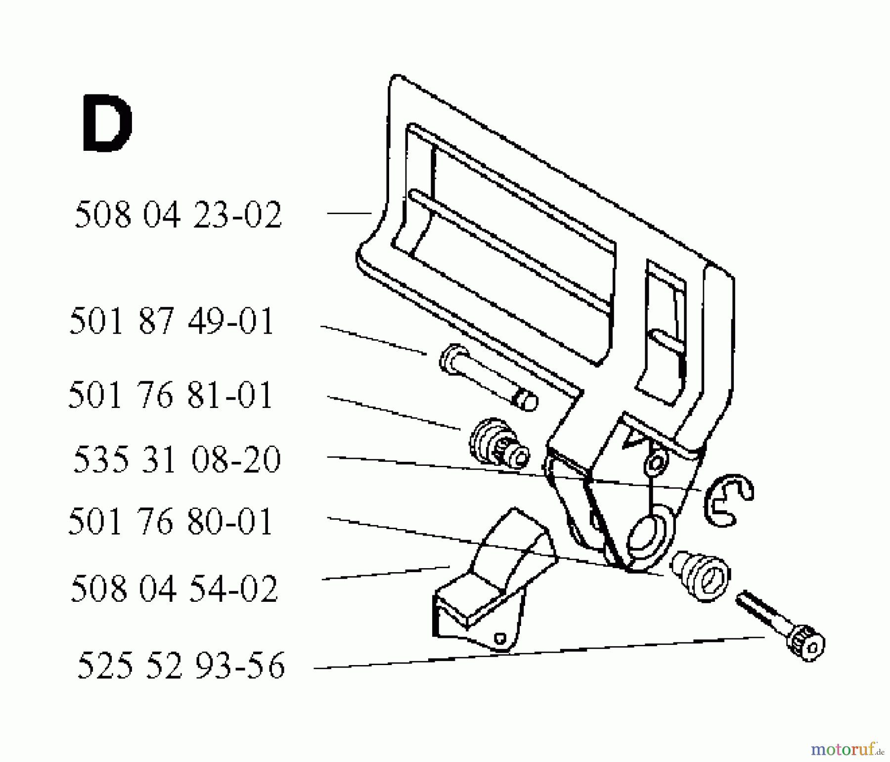  Jonsered Motorsägen 2015EL - Jonsered Chainsaw (1992-04) HANDLE