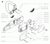 Jonsered 2015EL - Chainsaw (1992-04) Ersatzteile HOUSING