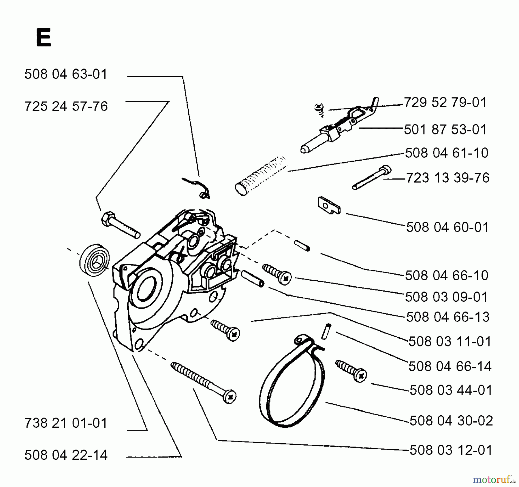 Jonsered Motorsägen 2014EL - Jonsered Chainsaw (1994-02) CHAIN BRAKE