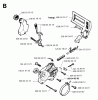 Jonsered 2016EL - Chainsaw (1995-05) Ersatzteile CHAIN BRAKE