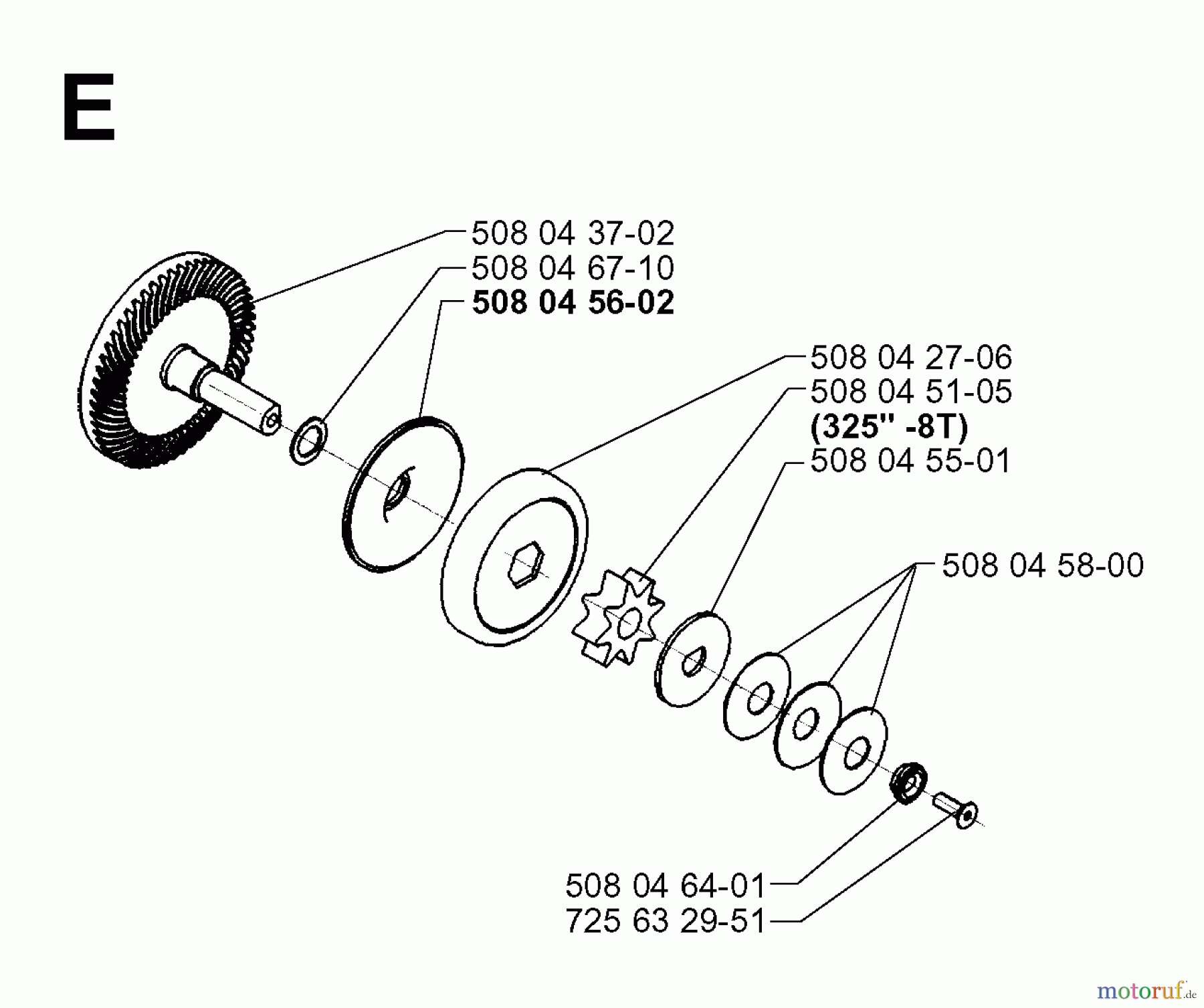 Jonsered Motorsägen 2016EL - Jonsered Chainsaw (1998-10) CLUTCH