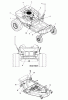Murray 107.277740 (2690429) - Craftsman ZT 7000, 22HP B&S w/50" Mower Deck (2005) (Sears) Ersatzteile Decals Group (D986858_986859)