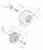 Murray 107.277740 (2690429) - Craftsman ZT 7000, 22HP B&S w/50" Mower Deck (2005) (Sears) Ersatzteile Wheels & Tires Group (W986858_986859)