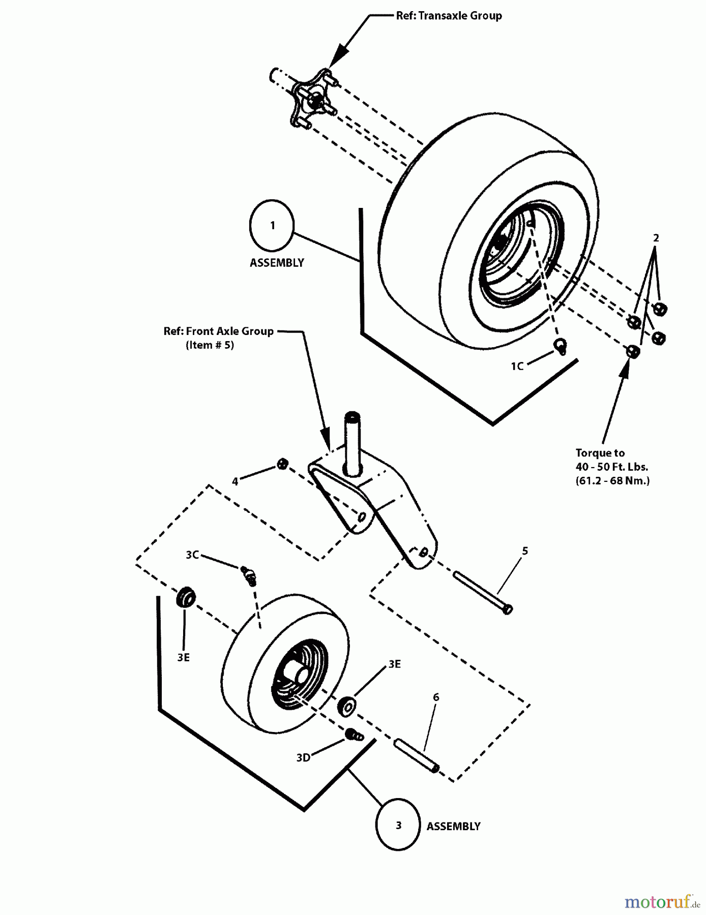 Murray Nullwendekreismäher, Zero-Turn C950-60107-0 (7800819) - Craftsman ZTS7000, 26HP B&S w/52