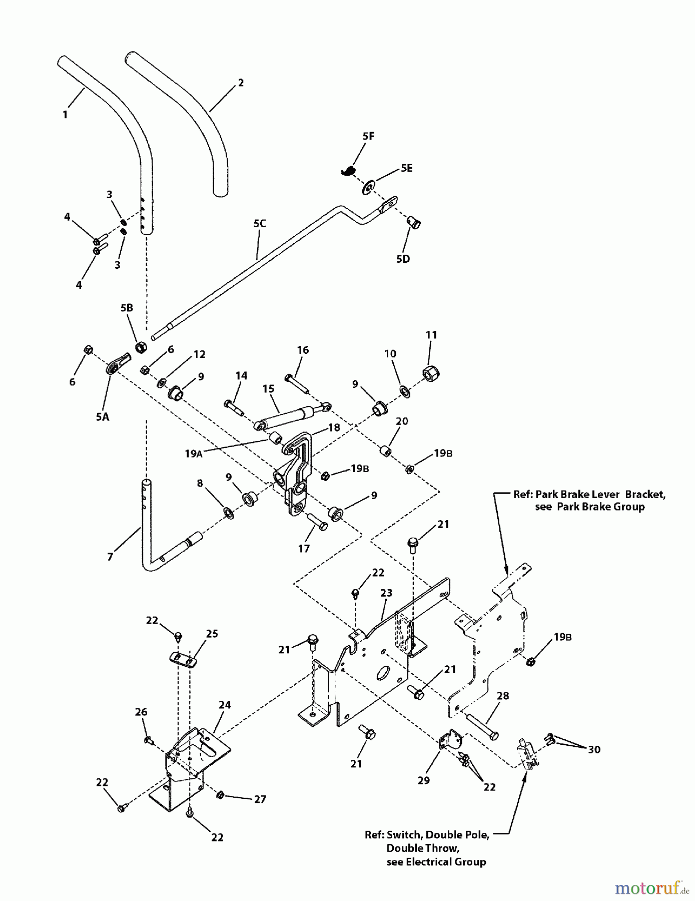 Murray Nullwendekreismäher, Zero-Turn 107.280071 (7800690) - Craftsman ZTS7000, 285Z, 26HP B&S w/52