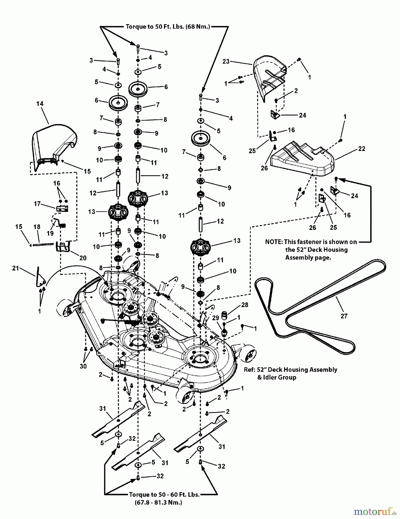 Murray Nullwendekreismäher, Zero-Turn 107.280071 (7800690) - Craftsman ZTS7000, 285Z, 26HP B&S w/52