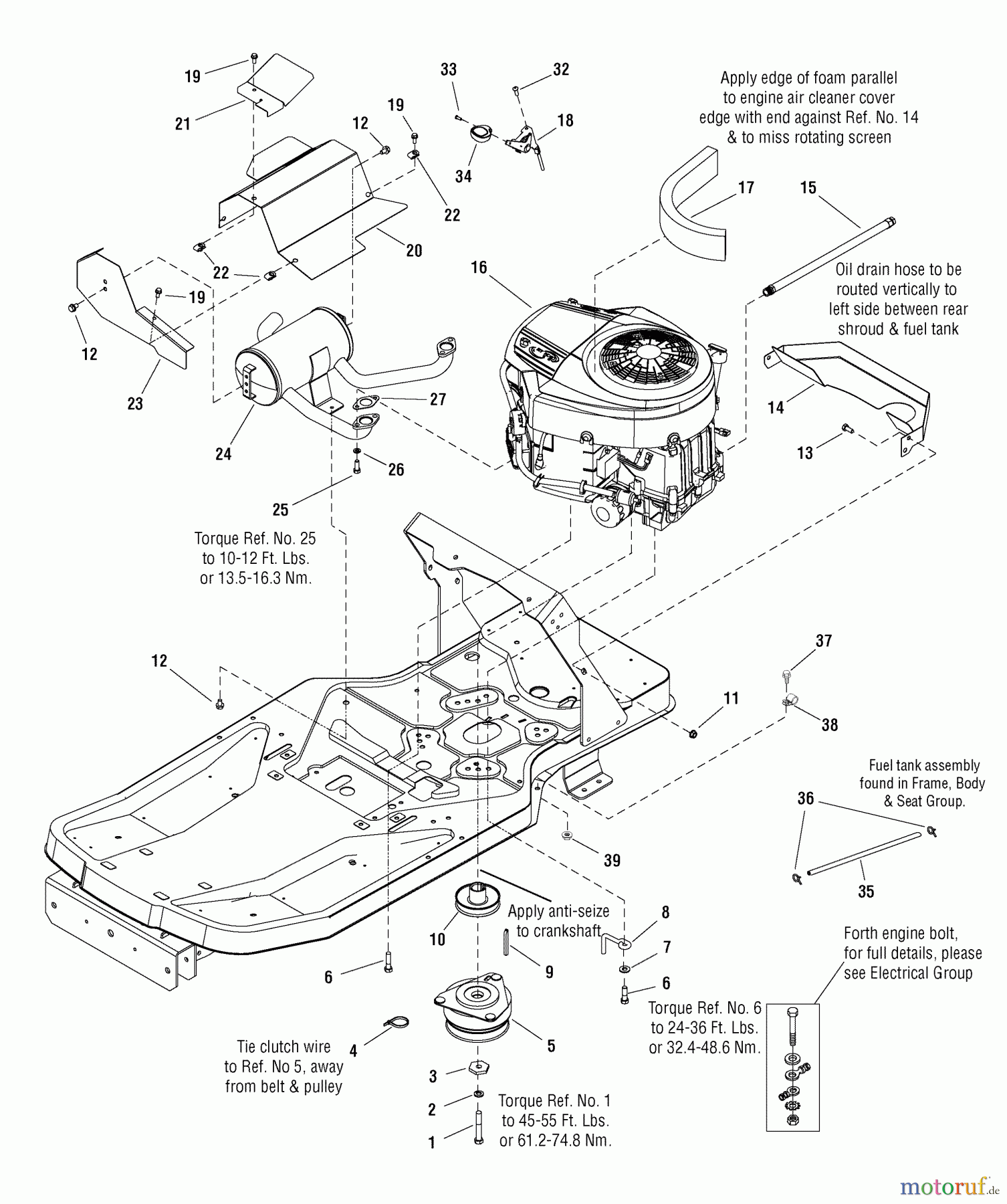 Murray Nullwendekreismäher, Zero-Turn 107.289920 (7800514) - Craftsman ZTS6000, 26HP B&S w/52