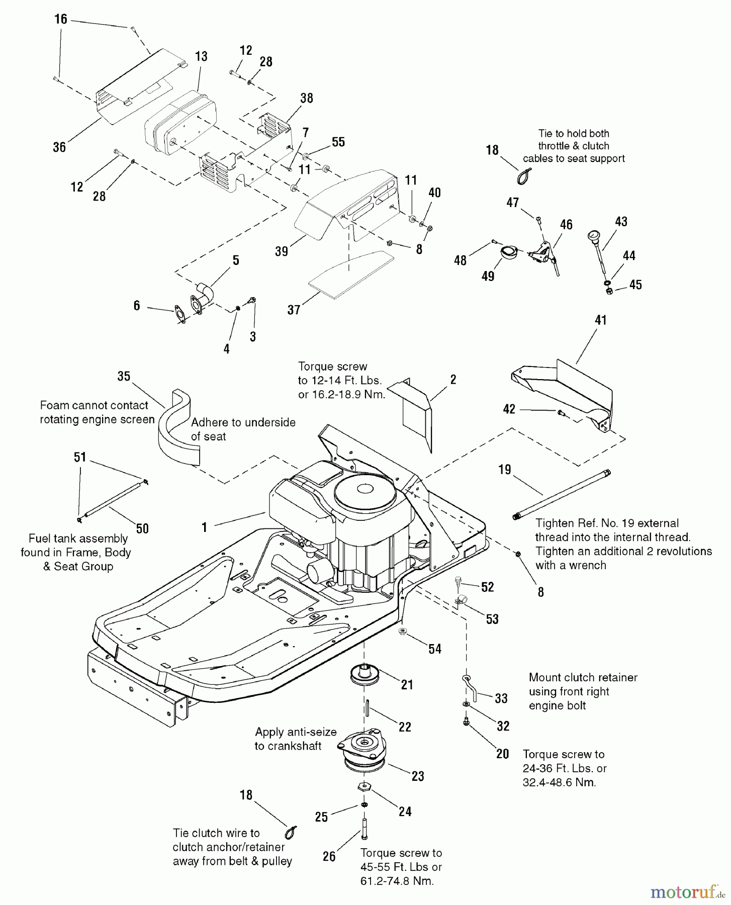 Murray Nullwendekreismäher, Zero-Turn 7800629 - Murray E20M42, 20HP B&S w/42