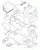 Murray 38716x82A - Ranch King 38" Lawn Tractor (1999) Ersatzteile Chassis & Hood