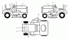 Murray 38L12G50X8A (96012007605) - 38" Lawn Tractor, 12.5HP (2010) Ersatzteile Decals (38L12G50X8Adecals)