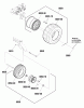 Murray EZT2042 (2691041-02) - 42" Zero Turn Rider, 20HP (2013) Ersatzteile Wheel & Tire Group (2990157)