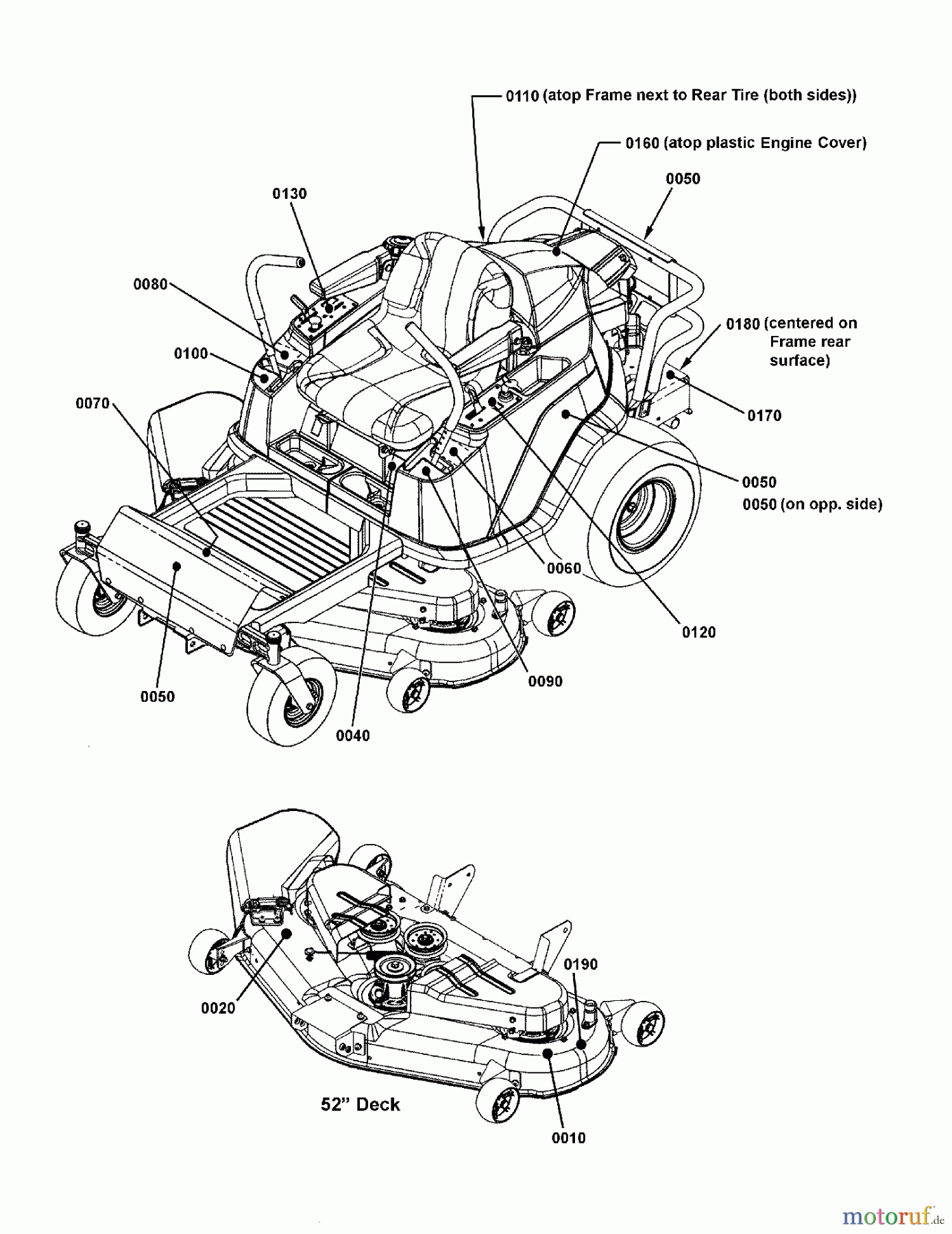 Murray Nullwendekreismäher, Zero-Turn RZT26520 (2691079-00) - Murray 52