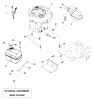Murray 38L12G50X8A (96012007605) - 38" Lawn Tractor, 12.5HP (2010) Ersatzteile Engine Group (38L12G50X8Aengine)